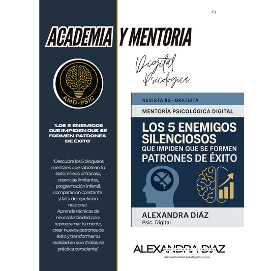 LOS 5 ENEMIGOS SILENCIOSOS  QUE SABOTEAN TU EXITO /Revista Digital